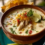 Creamy White Chicken Enchilada Soup First Image