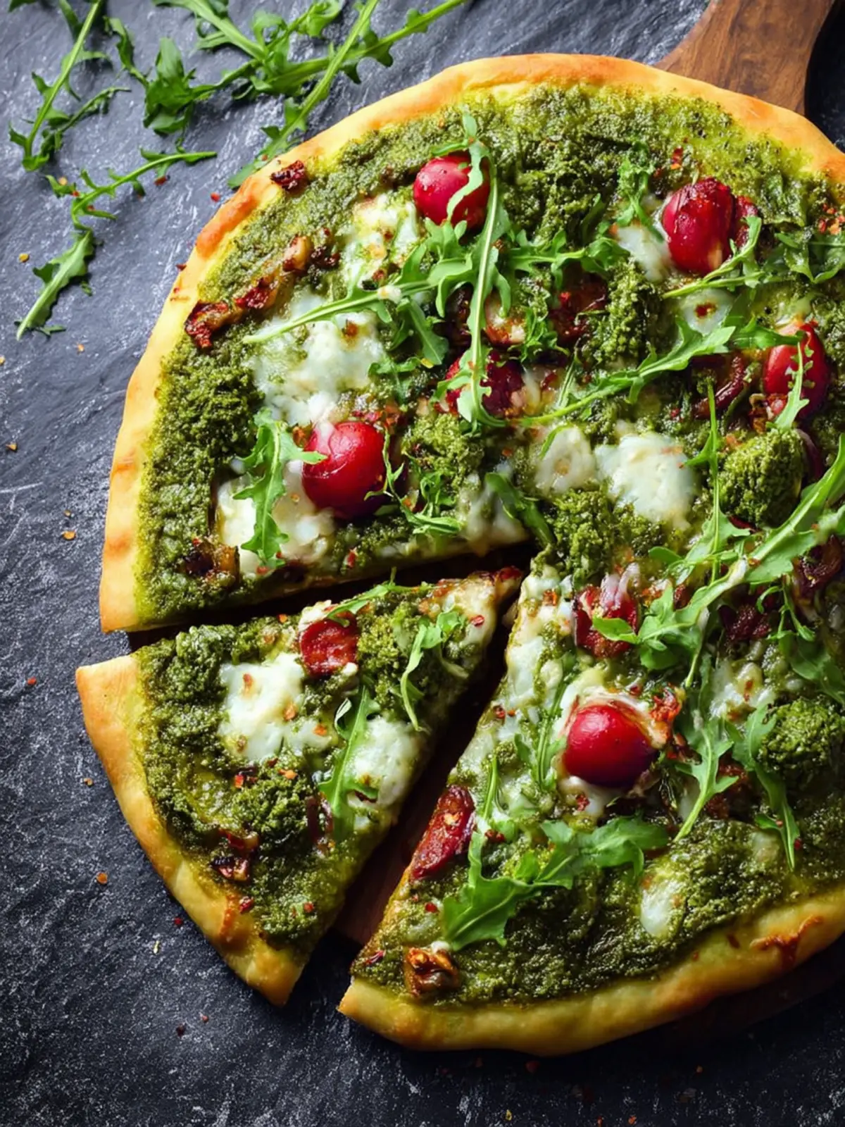 Super Green Kale Pesto Pizza First Image