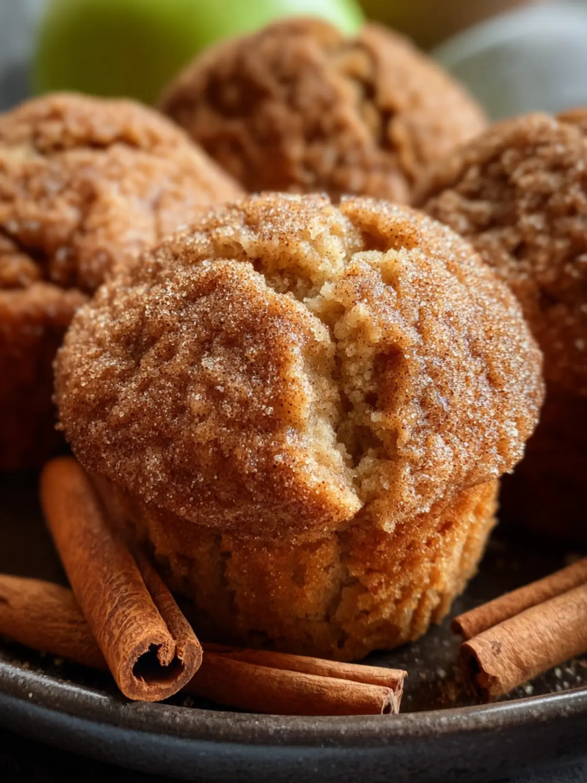 Cinnamon Applesauce Muffins First Image