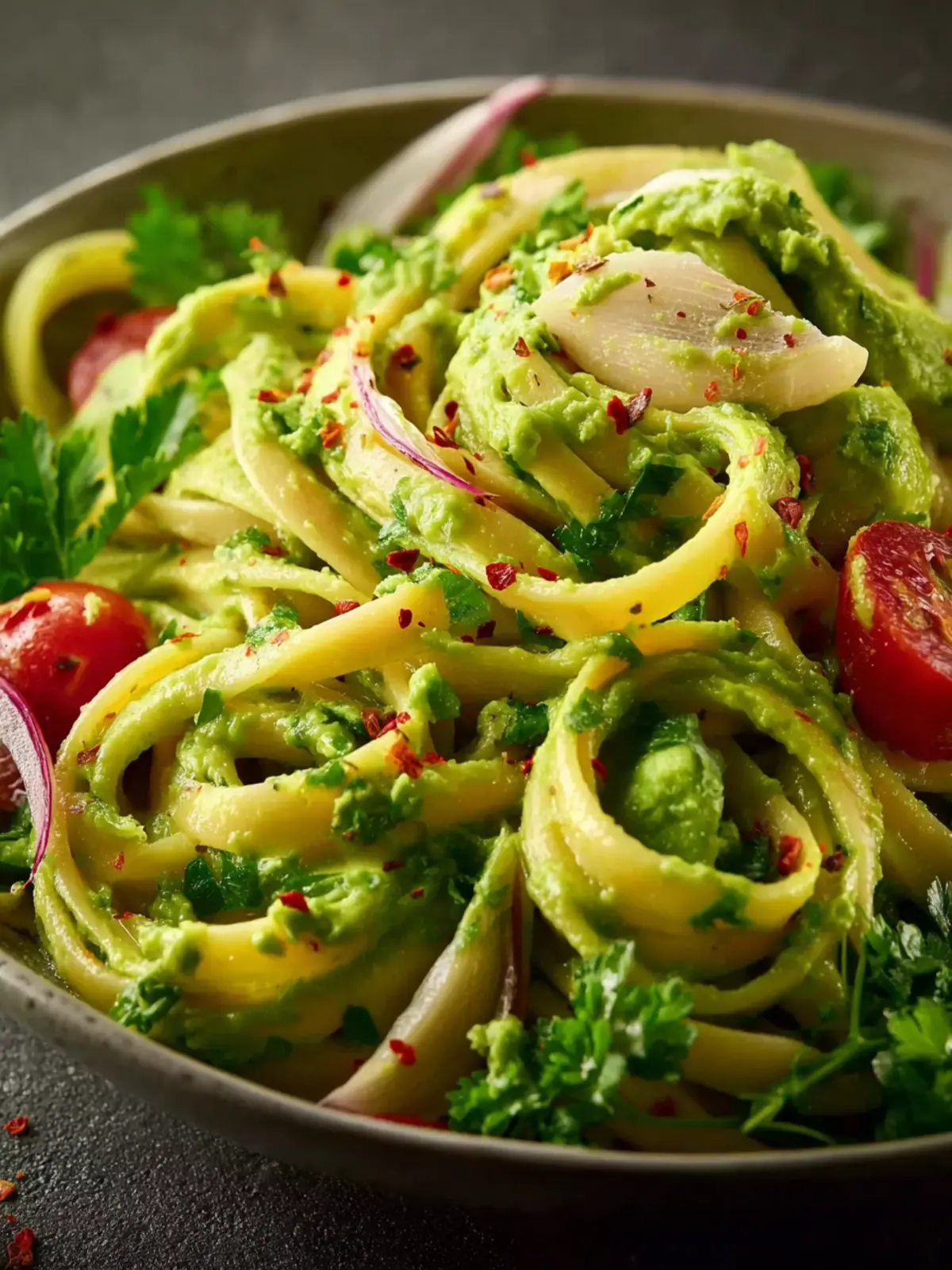 Creamy Avocado Pasta First Image
