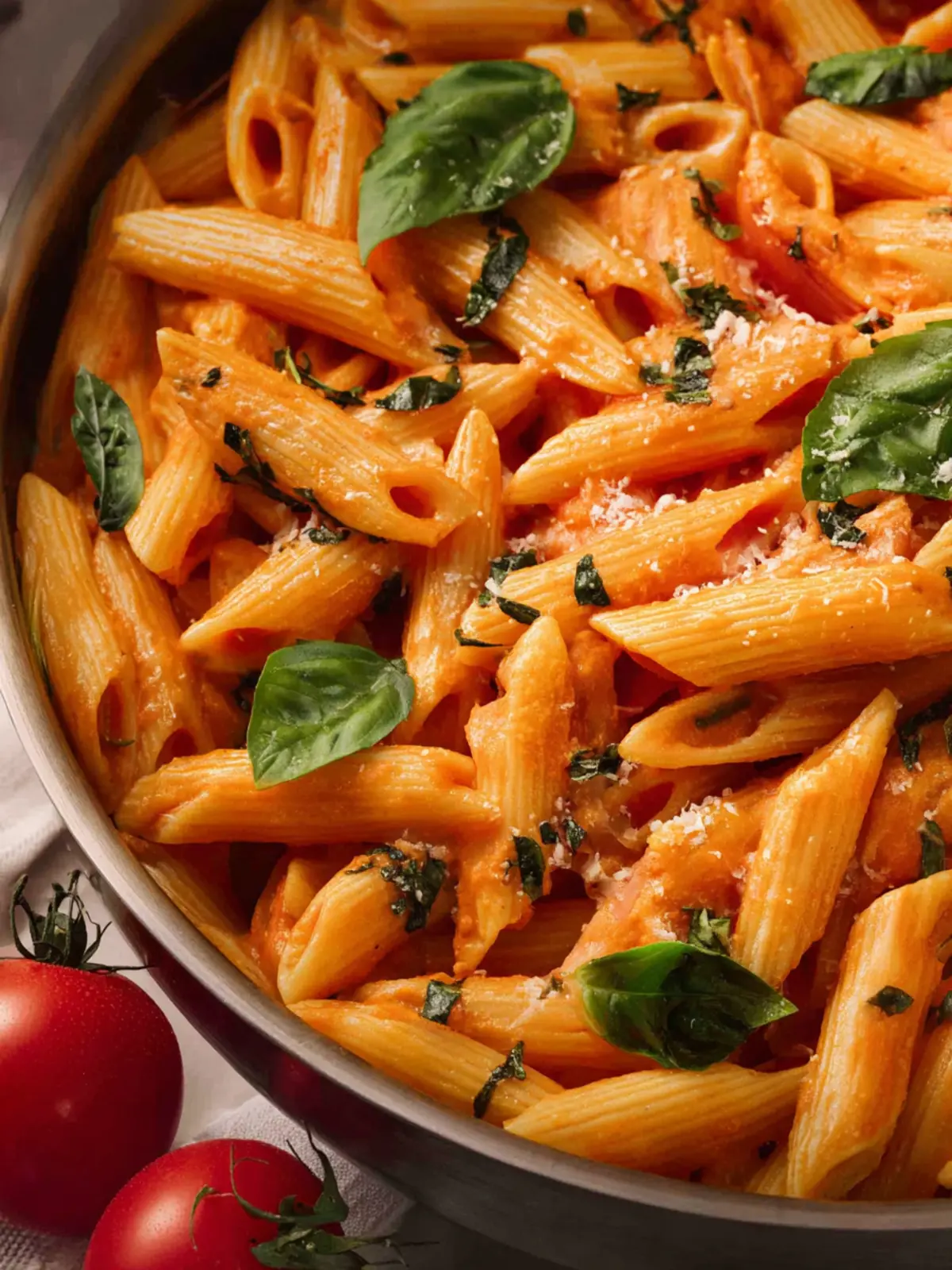 Creamy Tomato Basil Pasta First Image