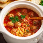 Crock Pot Italian Meatball Soup First Image