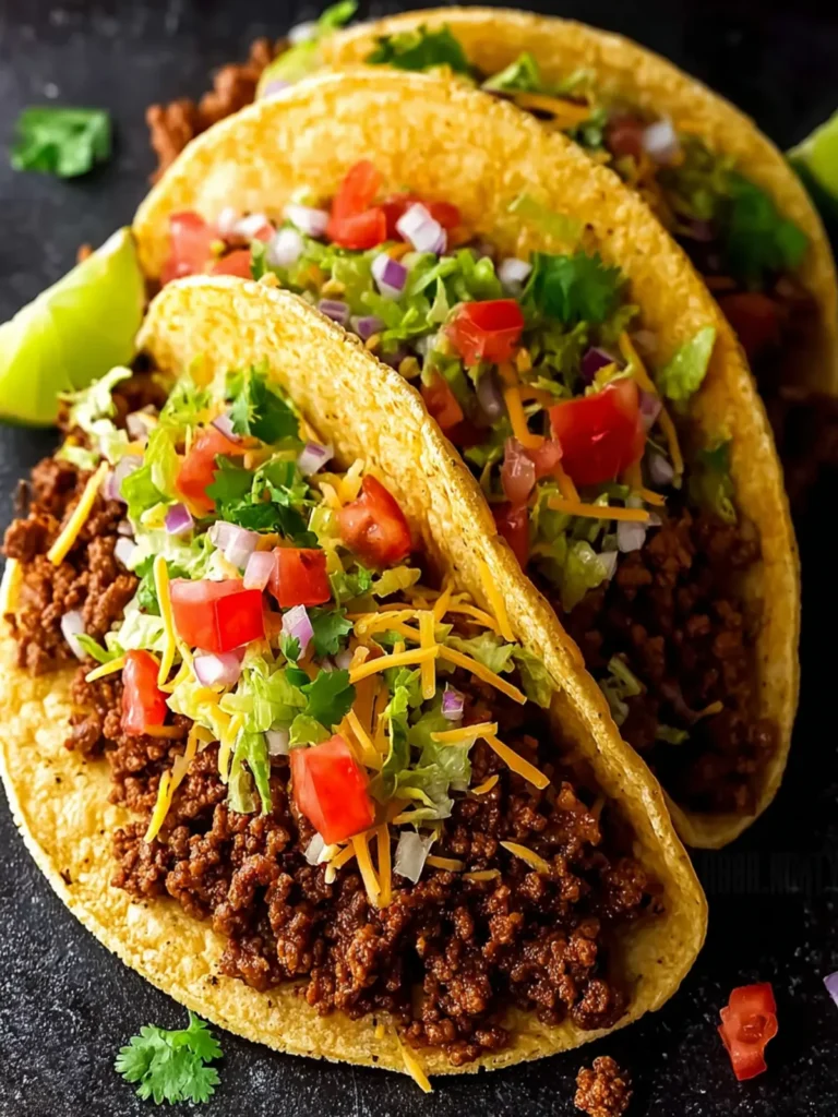 Easy Ground Beef Tacos First Image