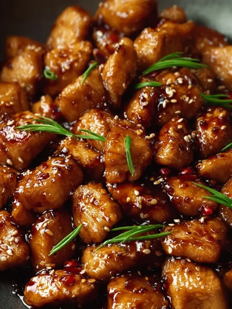 Honey Garlic Chicken Bites First Image