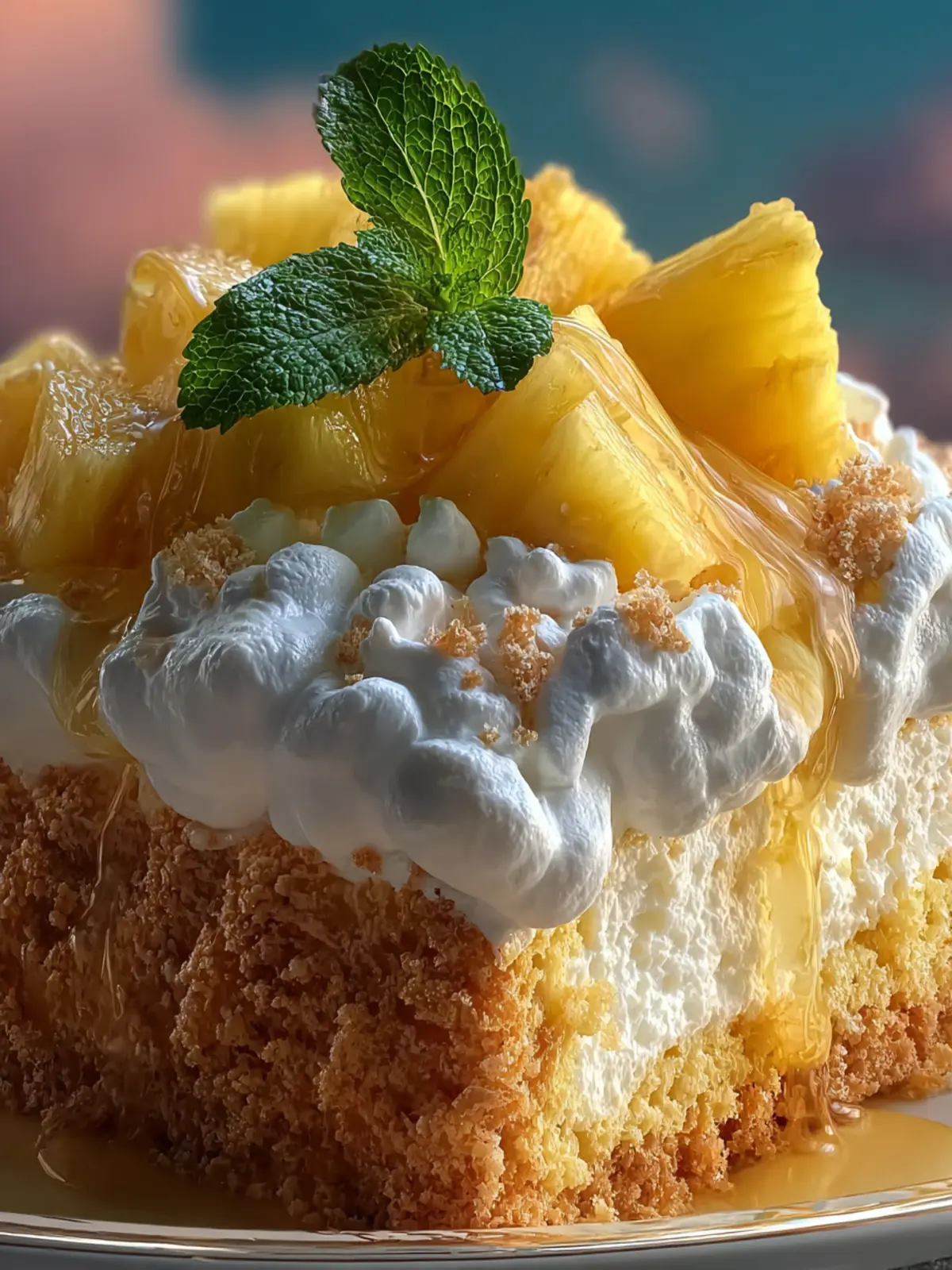 Pineapple Angel Cloud Cake First Image