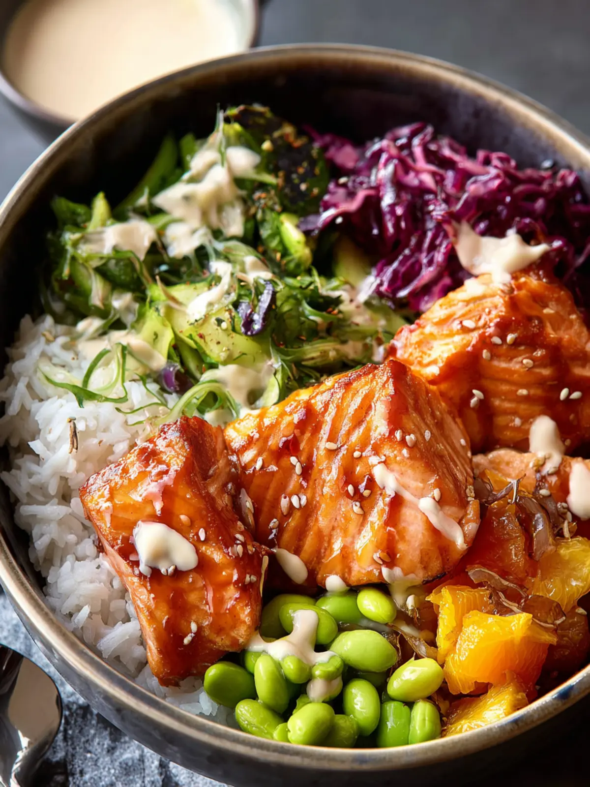 Teriyaki Salmon Bowls First Image