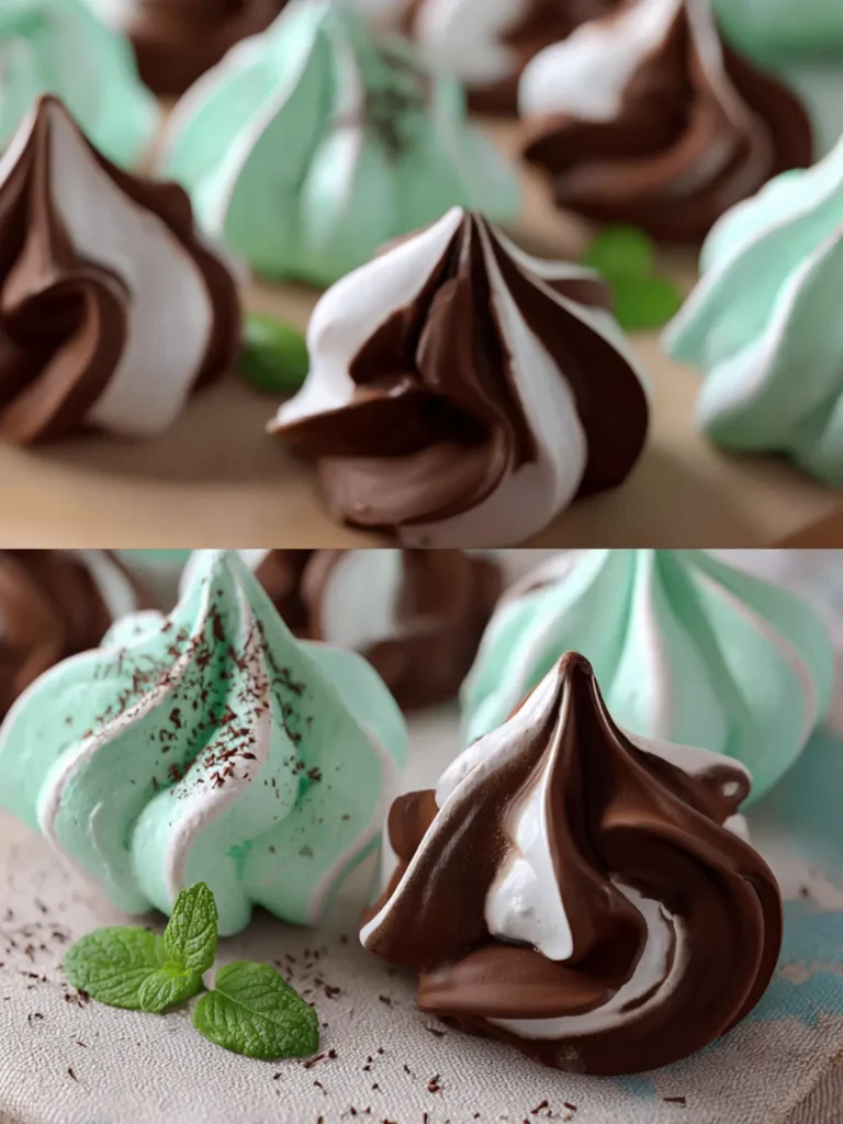 Chocolate Mint Meringues – A Delightful Treat First Image