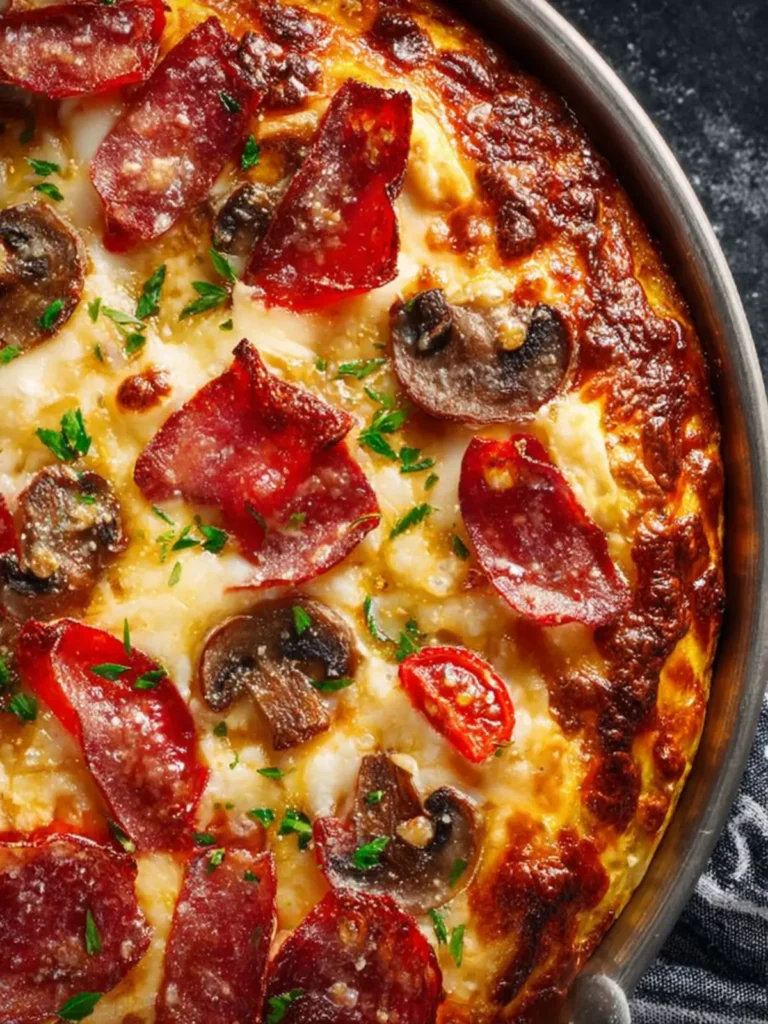 Crustless Pizza First Image