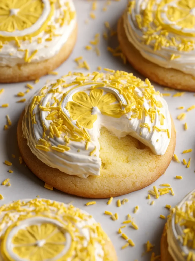 Frosted Lemon Sugar Cookies First Image
