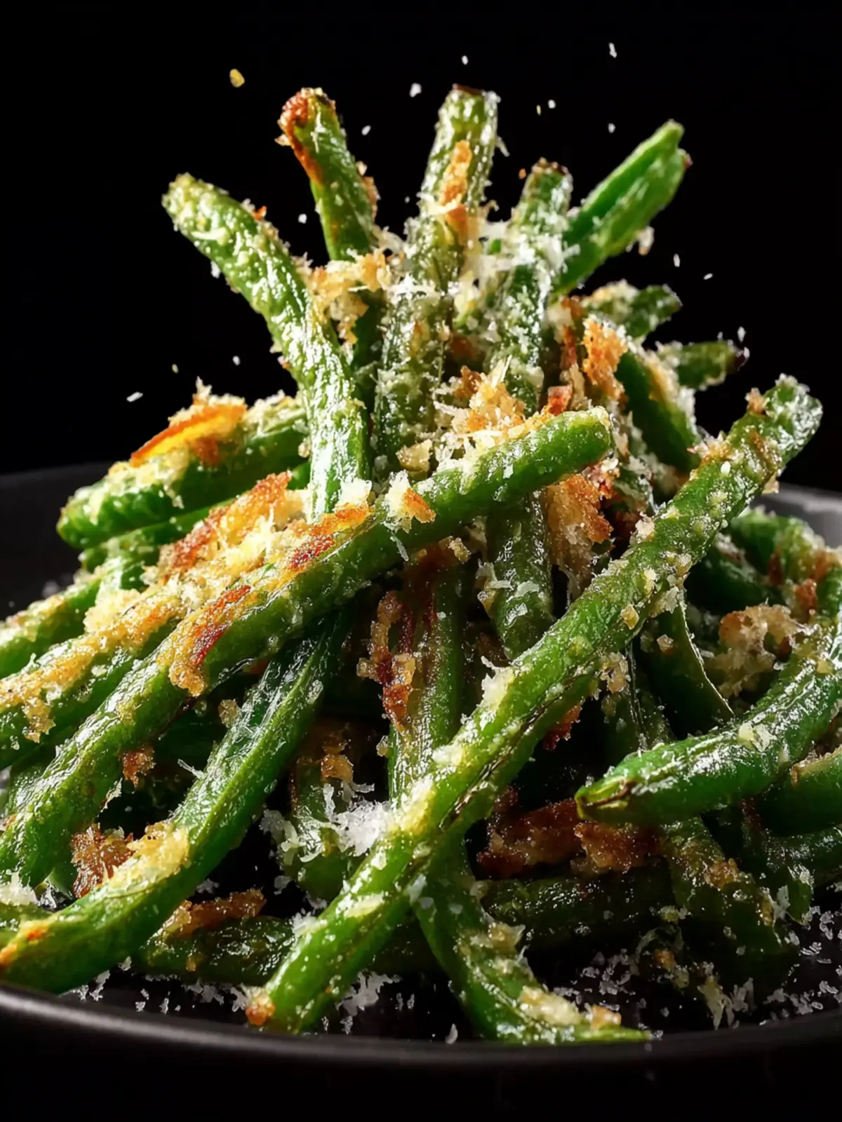Garlic Parmesan Roasted Green Beans First Image