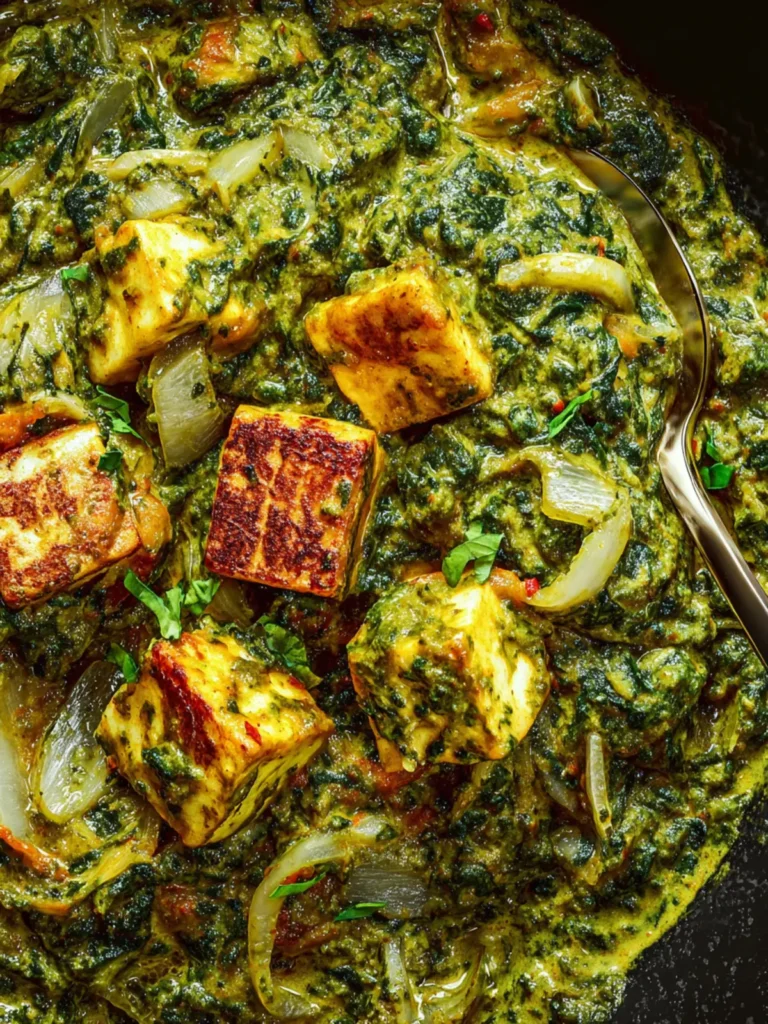 Saag Paneer (Spinach and Cheese Curry) First Image