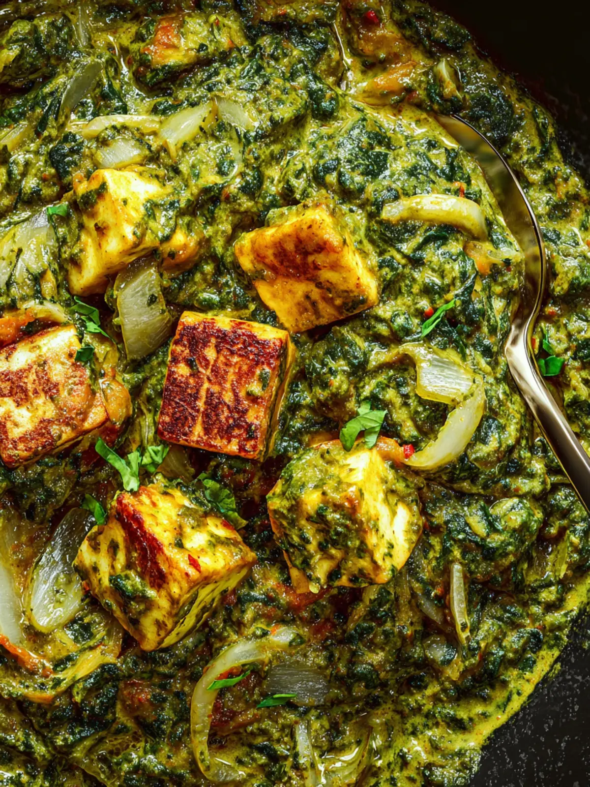 Saag Paneer (Spinach and Cheese Curry) First Image