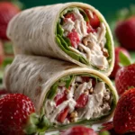 Strawberry Chicken Salad Sandwich Roll-Ups First Image