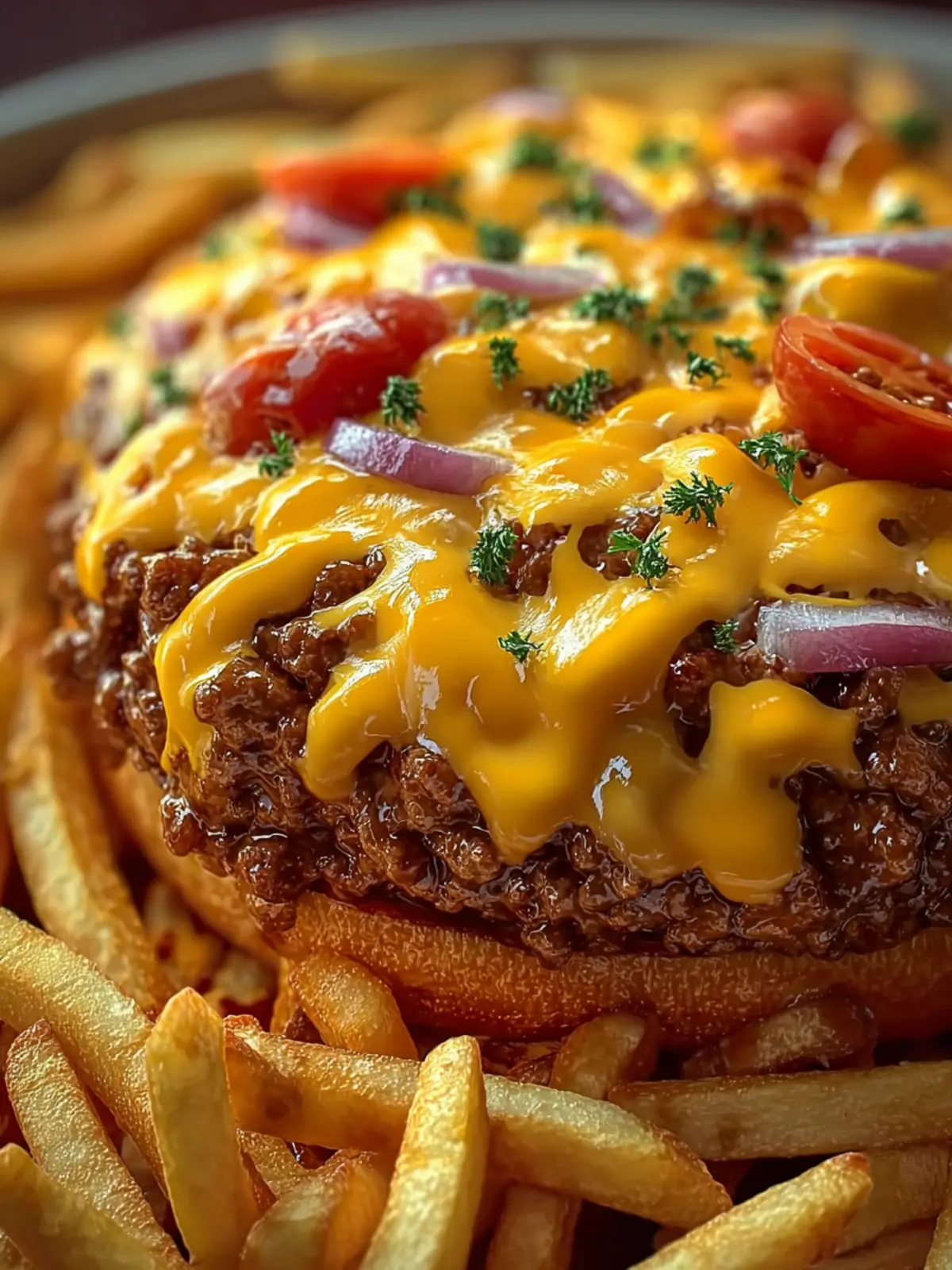 Cheeseburger French Fry Casserole First Image