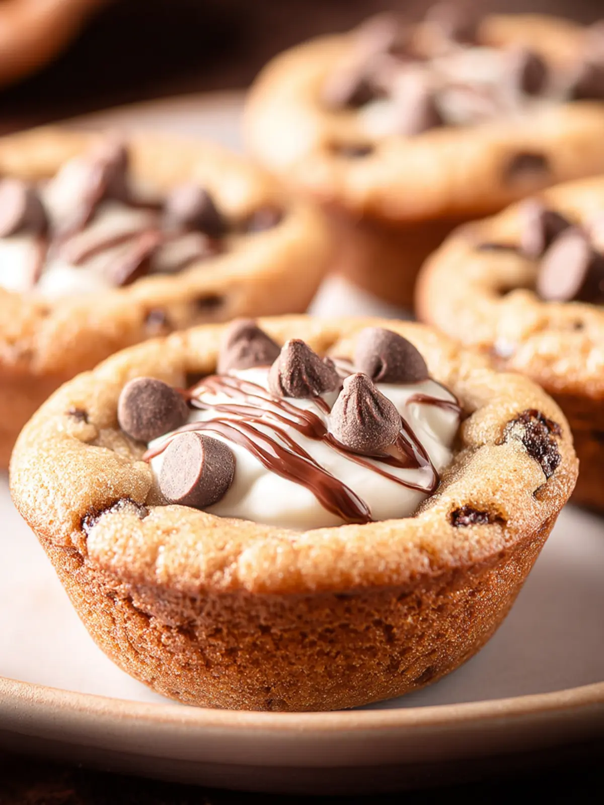 Chocolate Chip Cookie Cups First Image