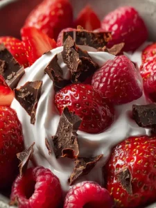 Chocolate Strawberry Yogurt Clusters First Image