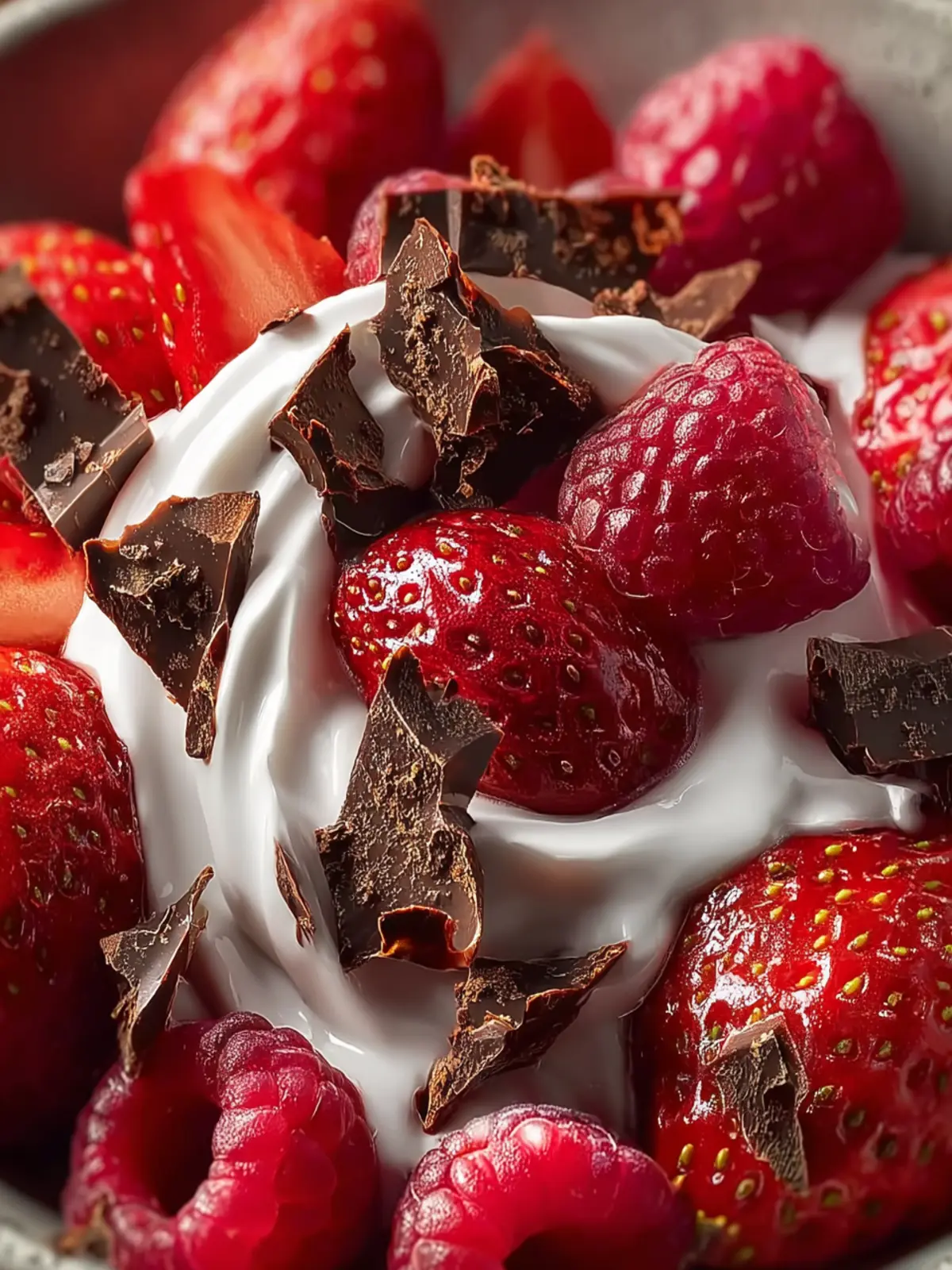 Chocolate Strawberry Yogurt Clusters First Image