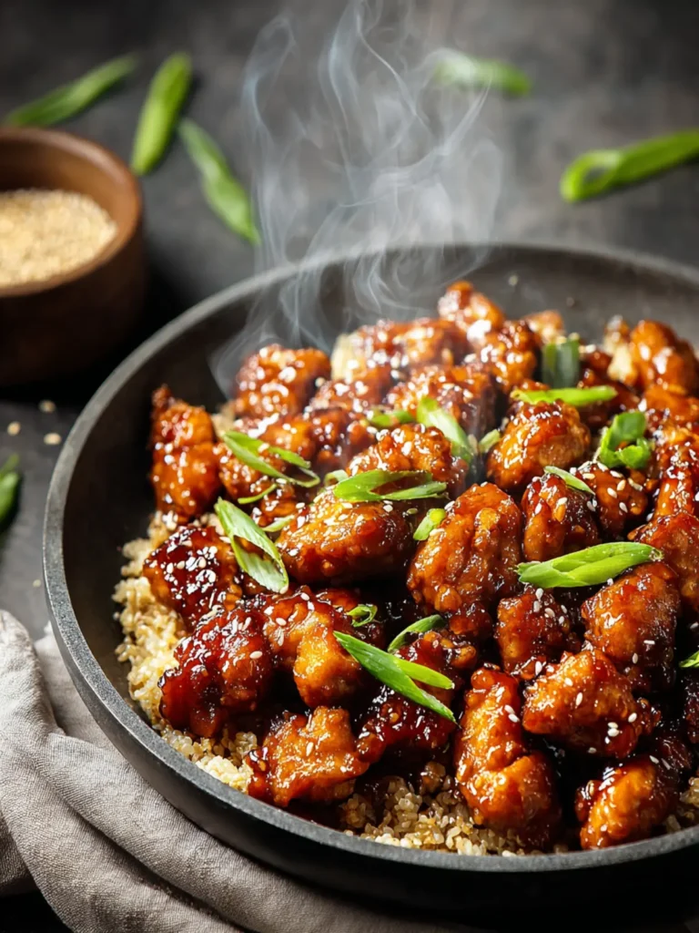 Honey Garlic Chicken First Image
