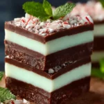 Layered Mint Chocolate Fudge First Image