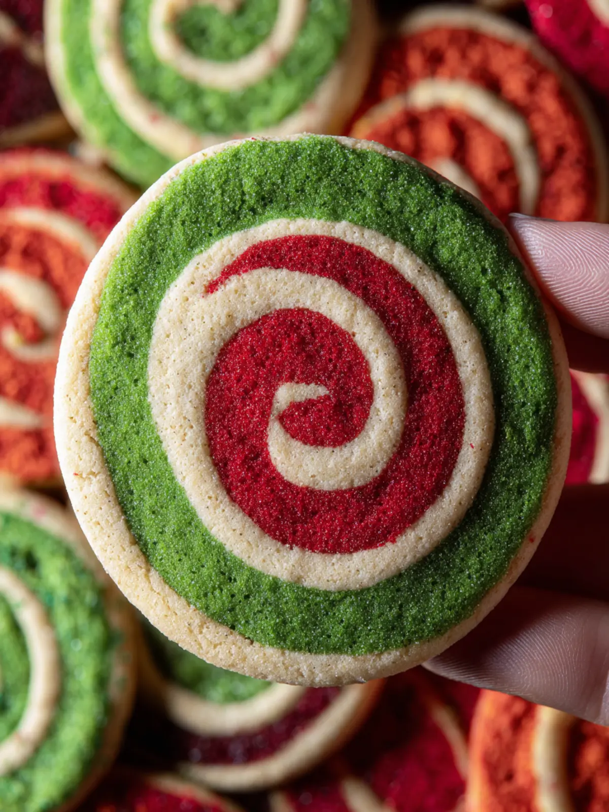 Swirled Christmas Cookies First Image
