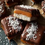 coconut caramel bars paleo First Image