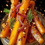hot honey pickled carrots First Image