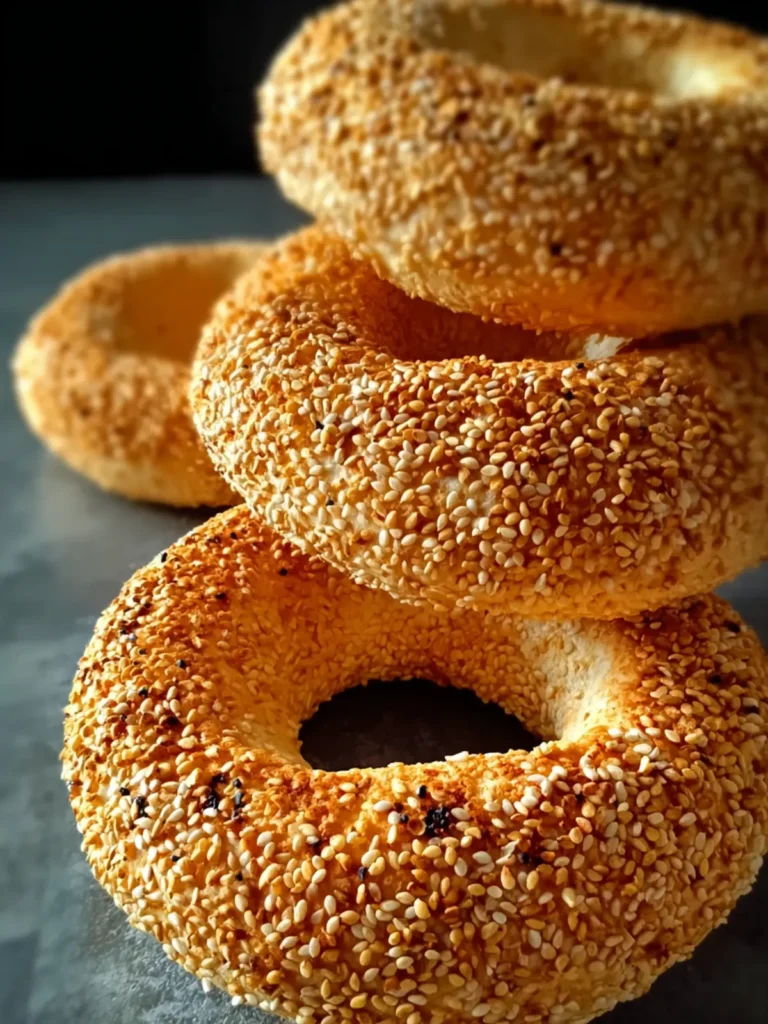 sesame bread rings mediterranean First Image